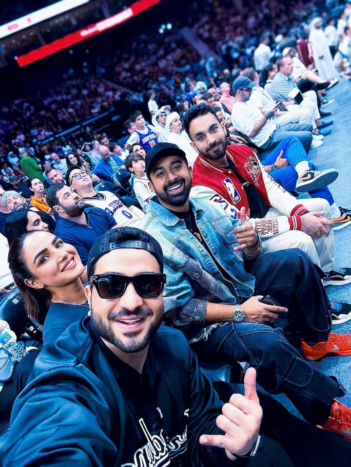 Jasmin shared her own pictures, captioning them, “Two nights of high-flying dunks, crisp passes, and Abu Dhabi’s electric atmosphere.”