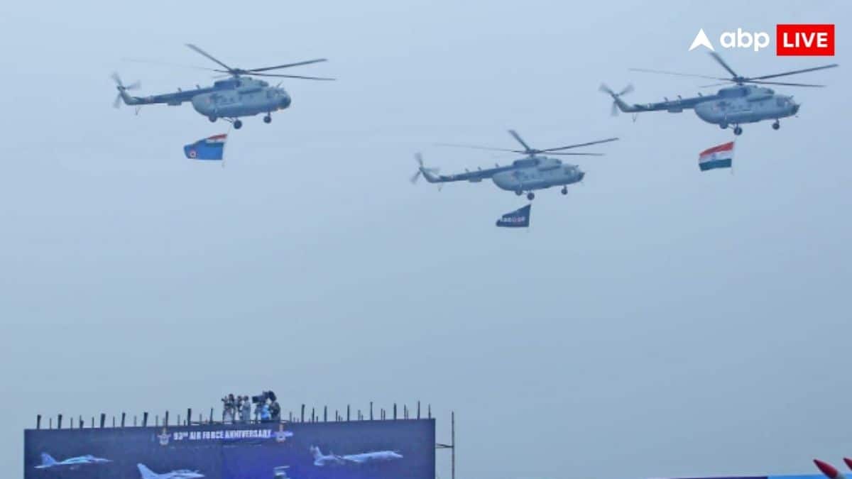 राफेल, सुखोई और मिग-29... जब आसमान में छाए रहे फाइटर जेट, एयरफोर्स डे पर भारतीय वायुसेना का जश्न