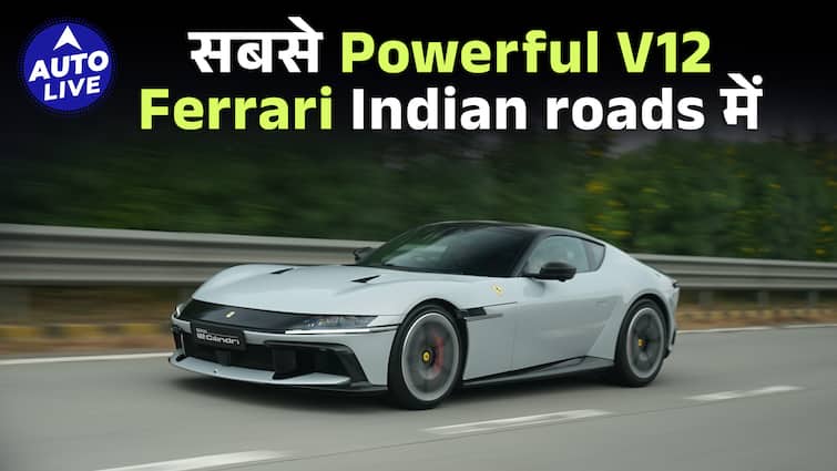 Ferrari 12 Cilindri India drive review