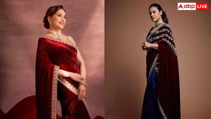 अपनी सासू मां को रॉयल और क्लासी तरह से तैयार करना भी आपकी जिम्मेदारी है. इसके लिए इस करवाचौथ उन्हें दे बेहतरीन क्वॉलिटी वाली ये वेवलेट साड़ी. इसका वाइन और रेड शेड सच में बेहद क्लासी लगता है.
