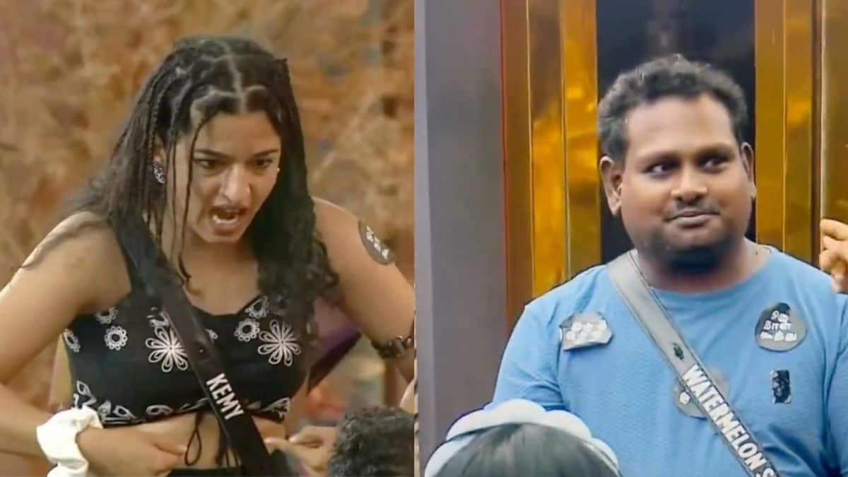 Bigg Boss Tamil : கண்ட எடத்துல பாக்காதீங்க...வாட்டர்மெலன் ஸ்டார் மீது புகார் சொன்ன கெமி..நடந்தது என்ன