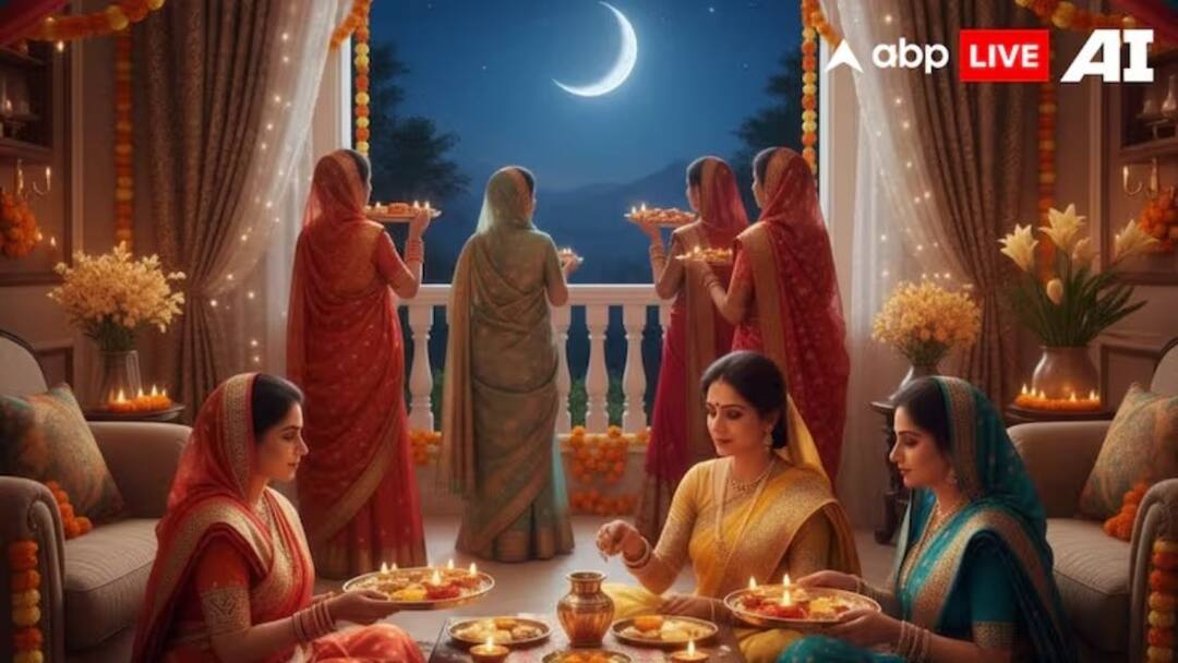 करवा चौथ: सरहद पर तैनात जवानों की लंबी उम्र की कामना, पत्नियों में व्रत का उत्साह Wives Pray for the Long Life of Their Husbands Stationed at the Border on Karwa Chauth करवा चौथ: सरहद पर तैनात जवानों की लंबी उम्र की कामना, पत्नियों में व्रत का उत्साह