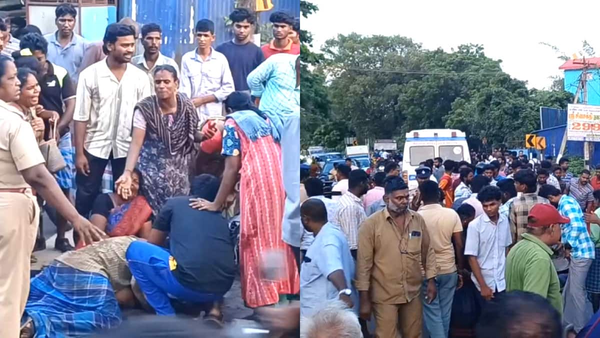 சீர்காழியில் சோகம்: பேருந்து சக்கரத்தில் சிக்கி இரு இளைஞர்கள் பலி! உறவினர்கள் ஆவேசம், கார் கண்ணாடிகள் உடைப்பு!