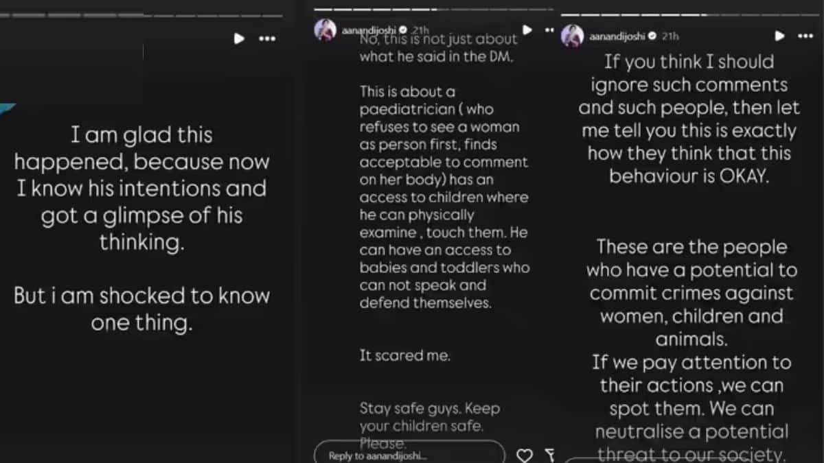 Singer Anandi Joshi: 'हिचे क्लिवेज बघ किती डिप', पुण्यातल्या बालरोगतज्ज्ञाची गायिकेच्या फोटोवर कमेंट; दुसऱ्याला पाठवायला गेला अन् तो मेसेज तिलाच सेंड झाला, पोस्ट करत म्हणाली...