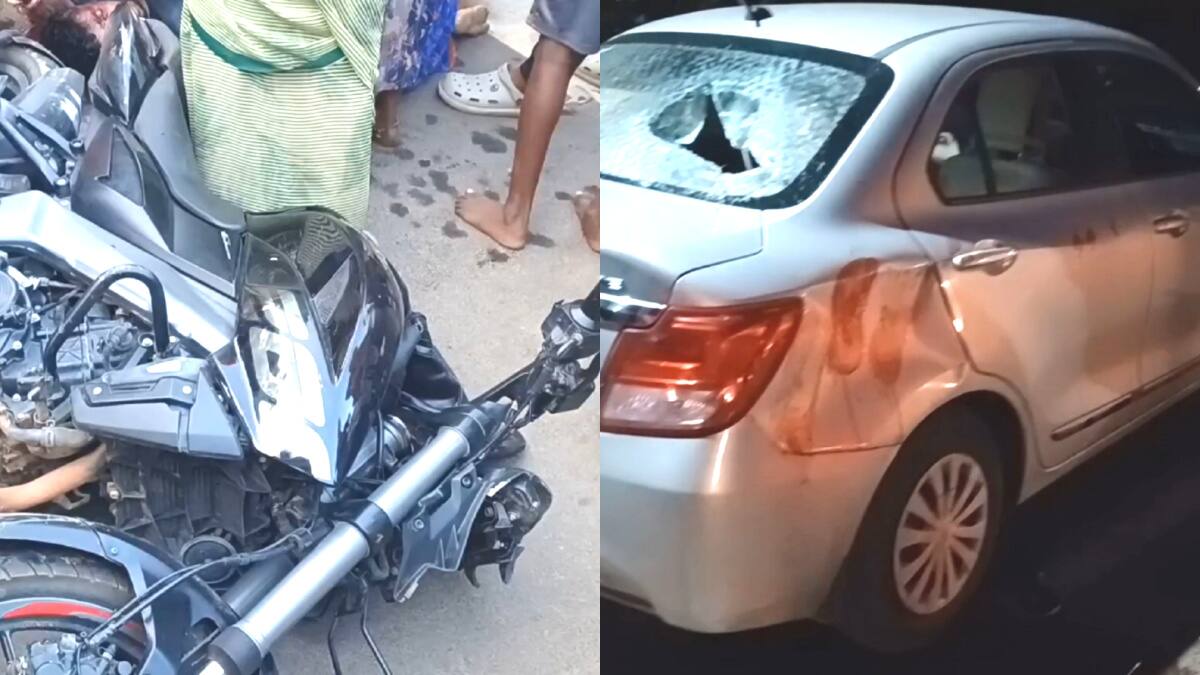 சீர்காழியில் சோகம்: பேருந்து சக்கரத்தில் சிக்கி இரு இளைஞர்கள் பலி! உறவினர்கள் ஆவேசம், கார் கண்ணாடிகள் உடைப்பு!