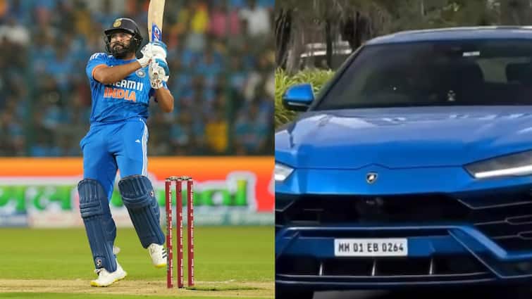 Rohit Sharma Lamborghini: रोहित शर्मा ने अपने ही शॉट से फोड़ डाली लैम्बोर्गिनी कार! वीडियो ने सोशल मीडिया पर मचाई खलबली