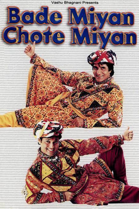 The 1998 film 'Bade Miyan Chhote Miyan' was an action-comedy film starring Amitabh Bachchan and Govinda. Which was directed by David Dhawan. It also featured actors like Raveena Tandon, Ramya Krishnan and Anupam Kher. This film proved to be a big hit at the box office and currently this film can be seen on the OTT platform Zee5.7