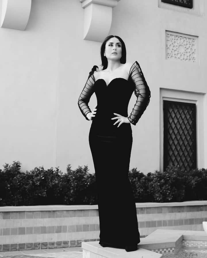 Forget standard black dresses; this look, curated by the style maestro Rhea Kapoor, was a masterclass in Minimalist Maximalism, offering the perfect blueprint for evening power dressing.