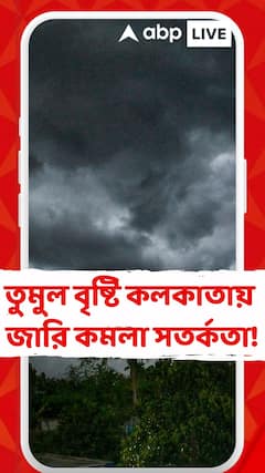 Weather News: দুপুরেই অন্ধকার, কালো মেঘে ঢাকল কলকাতার আকাশ, জারি কমলা সতর্কতা