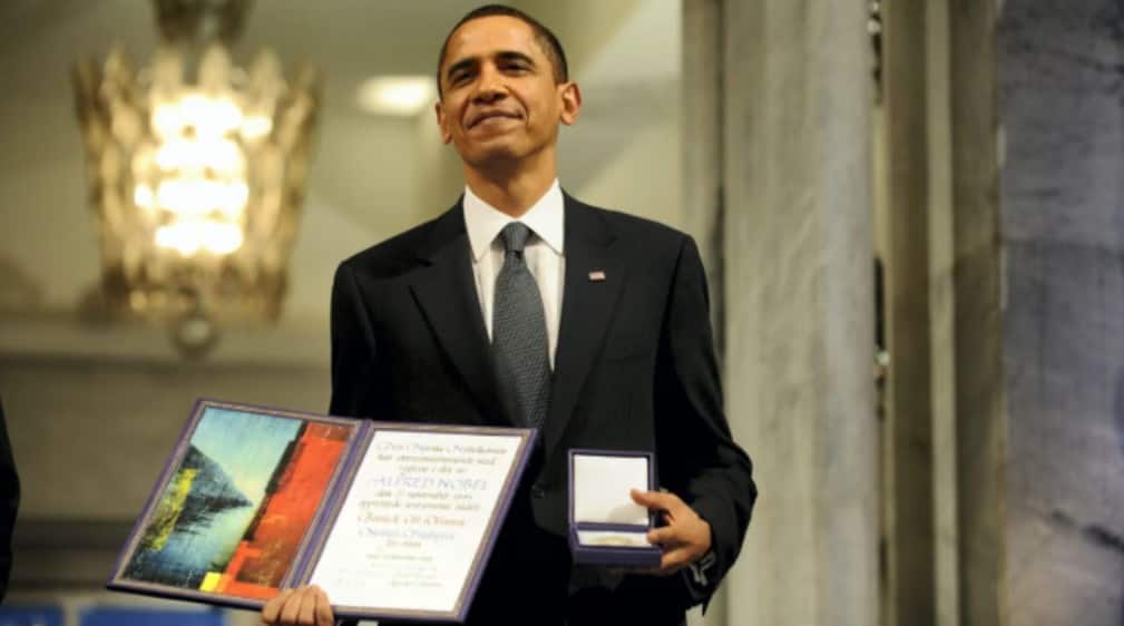 2009 में बराक ओबामा को राष्ट्रपति बनने के 9 महीने के अंदर नोबेल पीस प्राइज मिल गया था.