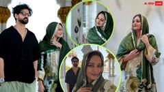 पति जहीर इकबाल के साथ मस्जिद गईं सोनाक्षी सिन्हा, सिर पर दुपट्टा रखे शेयर की फोटोज