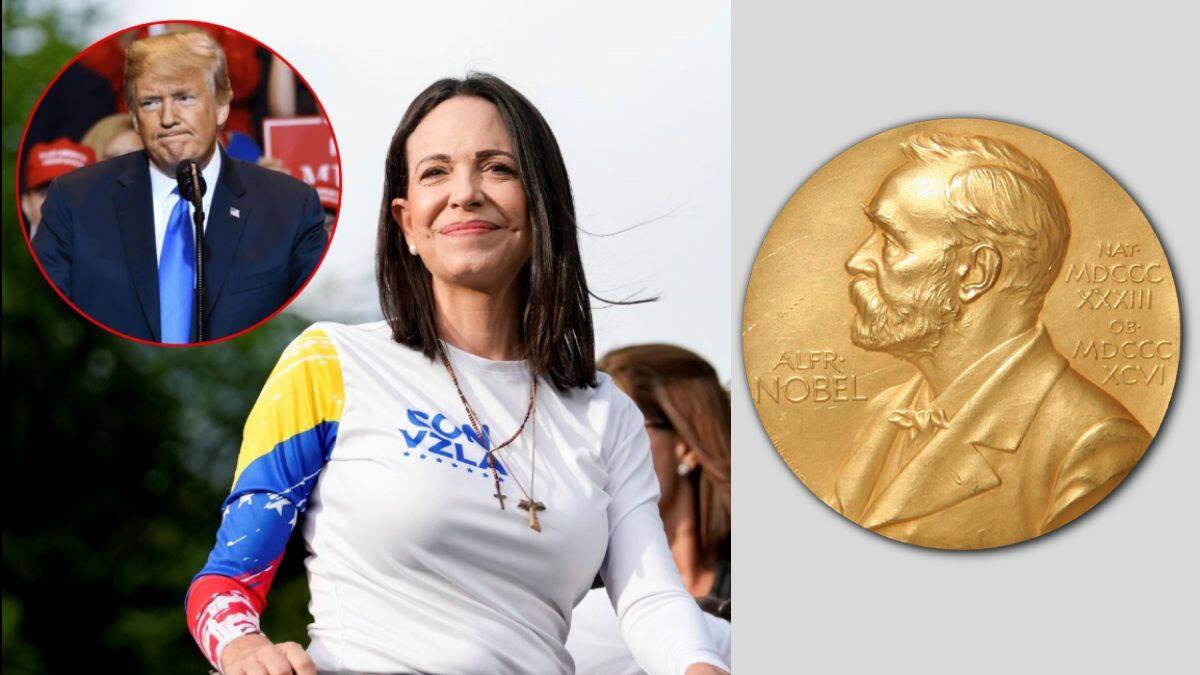 Trump Machado“அவங்க குடுக்கலைன்னா என்ன சார், நான் தர்றேன்“; ட்ரம்ப்புக்கு கிடைத்த உண்மையான நோபல் பரிசு