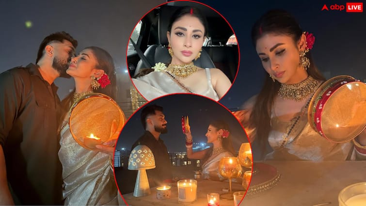 करवा चौथ पर छाईं मौनी रॉय, ट्रेडिशनल लुक में दिखीं बेहद खूबसूरत, देखें खूबसूरत फोटोज