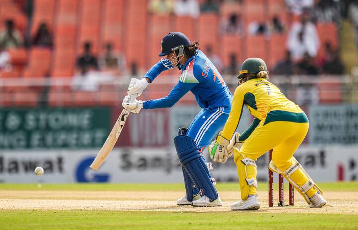 ऑस्ट्रेलियाविरुद्ध स्मृती मानधना चांगल्या फॉर्ममध्ये दिसत होती.