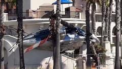 Caught On Cam: Dramatic Helicopter Crash At Huntington Beach Leaves 5 Hospitalized | WATCH