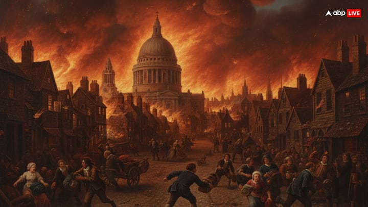 1666లో లండన్లో సంభవించిన పెద్ద అగ్ని ప్రమాదం గురించి కూడా నోస్ట్రడామస్ ముందే ఊహించారు. ఆయన ఒక చౌపాయిలో “ఇరవై మూడు ఆరు” అంటే 1666 అని సూచిస్తూ, మంచి వ్యక్తుల రక్తం లండన్లో ప్రవహిస్తుంది .. పురాతన మహిళ తన ఎత్తైన స్థానం నుండి పడిపోతుంది అని రాశారు. పురాతన మహిళ అనే పదం లండన్ నగరం గురించి చెప్పారని నమ్ముతారు. బేకరీలో అగ్ని ప్రమాదం సంభవించి చాలామంది చనిపోయారు