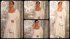 Diwali Party 2025: व्हाइट अनारकली सूट और माथे पर काली बिंदी... दिवाली पार्टी में करिना कपूर का क्लासी लुक