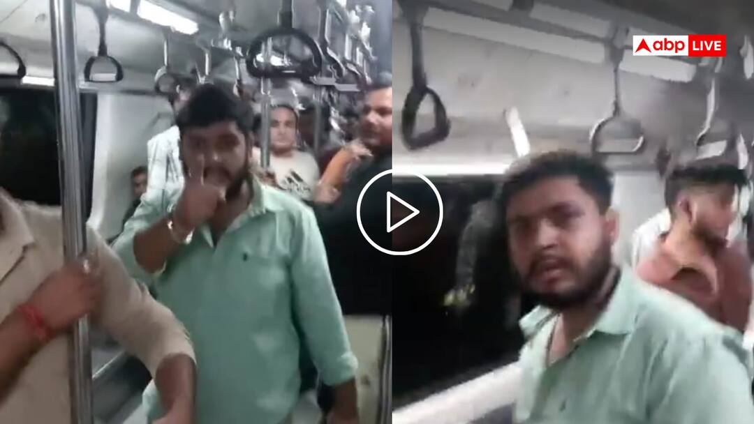 Video: तूने मारा कैसे? दिल्ली मेट्रो में महिला-युवक के बीच कटा कलेश, खूब हुआ बवाल, वीडियो वायरल Woman gets into a scuffle with man on Delhi Metro watch viral video Video: तूने मारा कैसे? दिल्ली मेट्रो में महिला-युवक के बीच कटा कलेश, खूब हुआ बवाल, वीडियो वायरल