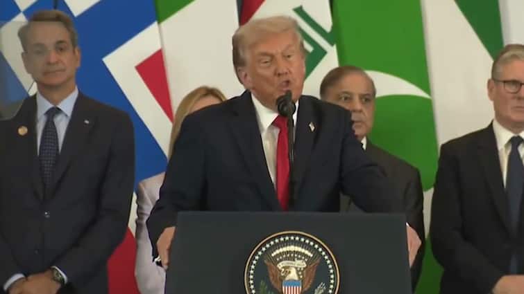 ‘Pak, India Going To Live Very Nicely Together’: Trump At Gaza Peace Summit In Egypt — WATCH