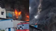 Bhiwandi Fire मोठी बातमी: भिवंडीत एस.के.आय कंपनीला भीषण आग; भयावह फोटो आले समोर