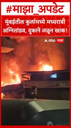 मुंबईतील कुर्लामध्ये मध्यरात्री अग्नितांडव, दुकाने जळून खाक!
