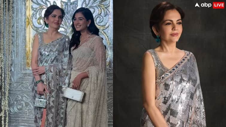 मनीष मल्होत्रा की दिवाली पार्टी: सास नीता अंबानी का हाथ थामे पहुंचीं राधिका मर्चेंट, साड़ी में लूट ली लाइमलाइट