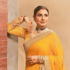 Raveena Tandon Shares Pictures From Her Karwa Chauth Celebration