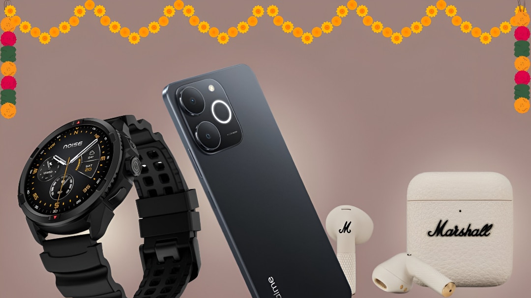Top Diwali Tech Gifts Under Rs 10,000: Realme NARZO 80 Lite, Marshall Minor IV, Noise Endeavour Pro & More