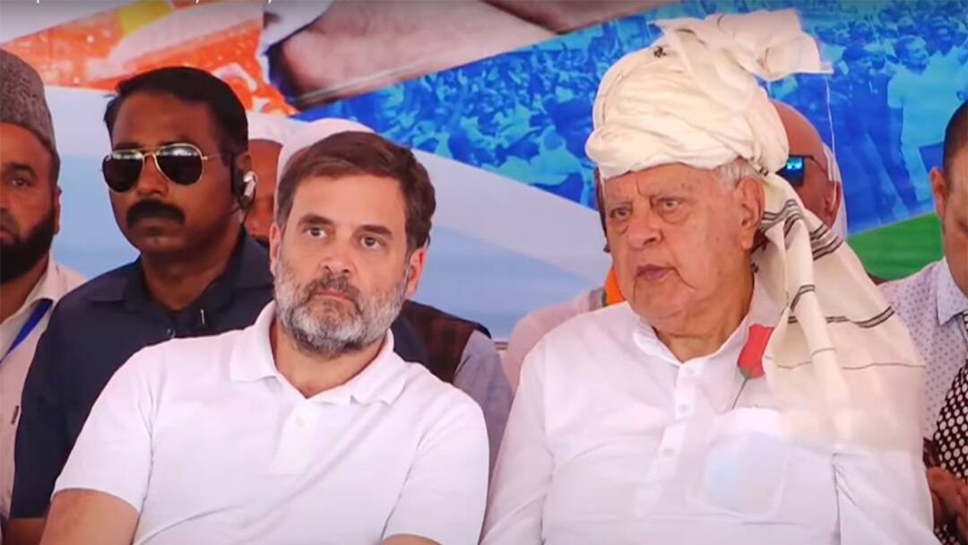 फारूक अब्दुल्ला ने ऑफर की राज्यसभा सीट, कांग्रेस ने ठुकराई! चुनाव लड़ने से किया इनकार, किस बात की नाराजगी? Jammu Kashmir Congress to not Contest Rajya Sabha Election on Offered Seat by National Conference Farooq Abdullah ANN फारूक अब्दुल्ला ने ऑफर की राज्यसभा सीट, कांग्रेस ने ठुकराई! चुनाव लड़ने से किया इनकार, किस बात की नाराजगी?