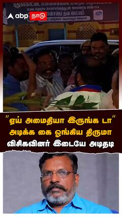 Thiruma Attack VCK Cadre : “ஏய் அமைதியா இருங்க டா”அடிக்க கை ஓங்கிய திருமா விசிகவினர் இடையே அடிதடி