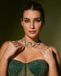 Kriti Sanon Dazzles Like An Emerald Goddess In Sculpted Green Couture