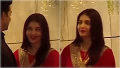 Aishwarya Rai Bachchan And Abhishek Bachchan Celebrate Karwa Chauth, Watch
