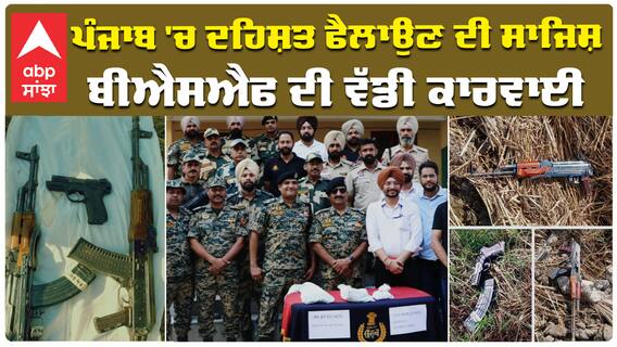 ਪੰਜਾਬ 'ਚ ਦਹਿਸ਼ਤ ਫੈਲਾਉਣ ਦੀ ਸਾਜਿਸ਼, ਬੀਐਸਐਫ ਦੀ ਵੱਡੀ ਕਾਰਵਾਈ