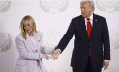 ਇਟਲੀ ਆਲੀ PM ਮੇਲੋਨੀ ਦੀ ਖ਼ੂਬਸੂਰਤੀ ਦੇ ਦੀਵਾਨੇ ਹੋਏ ਟਰੰਪ ! ਸਾਰਿਆਂ ਸਾਹਮਣੇ ਕਰਨ ਲੱਗੇ ਤਾਰੀਫ਼ਾ, ਕਿਹਾ- ਮੈਂ ਤਾਂ ਇੱਕ ਮੌਕਾ ਲਵਾਂਗਾ ਭਾਵੇਂ....