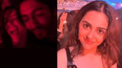 Ahaan Panday Shares Adorable Pics With Rumoured Girlfriend Aneet Padda From Coldplay Concert