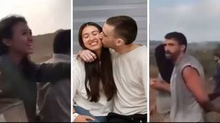 Israel Hamas: ஹமாஸால் பிரிந்த ஜோடி, ஈராண்டு தவிப்பு - கட்டியணைத்து முத்தமழை, காதலியின் மடியில் சரிந்த காதலன்