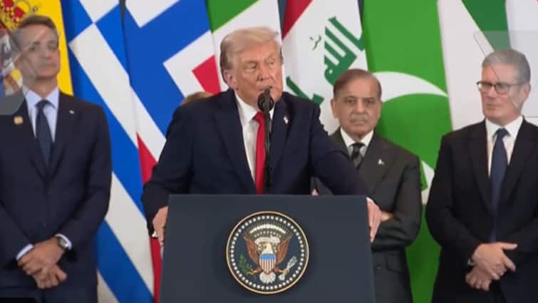 WATCH: At Gaza Summit, Trump Praises PM Modi, Then Surprises Shehbaz Sharif With This Question