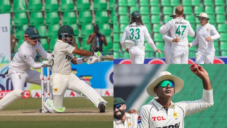 PAK vs SA: पाकिस्तान सिर्फ 167 पर ऑलआउट, तीसरे दिन गिरे 16 विकेट, रोमांचक मोड़ पर पहुंचा लाहौर टेस्ट