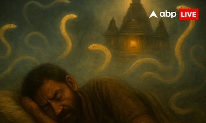 ਸੁਪਨਿਆਂ ਵਿੱਚ ਸੱਪ, ਪੁਰਖੇ ਜਾਂ ਮੰਦਰ ਵਾਰ-ਵਾਰ ਦਿਖਾਈ ਦੇਣਾ ਇਹ ਦਰਸਾਉਂਦਾ ਹੈ ਕਿ ਤੁਹਾਡਾ ਕੁਲਦੇਵਤਾ ਤੁਹਾਡੇ ਕੰਮਾਂ ਤੋਂ ਅਸੰਤੁਸ਼ਟ ਹੈ ਅਤੇ ਤੁਹਾਨੂੰ ਆਪਣੇ ਕੰਮਾਂ ਨੂੰ ਸੁਧਾਰਨ ਲਈ ਵਾਰ-ਵਾਰ ਸੰਕੇਤ ਦੇ ਰਿਹਾ ਹੈ।