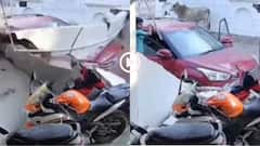 Video: बाइक वाले को कुचल घर में घुसाई कार, तोड़ दी दीवार, 14 साल का बच्चे की करतूत कैमरे में कैद