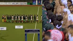 IND VS PAK: ஹாக்கியில் அதிசயம்..  பாகிஸ்தான் வீரர்களுடன் HiFi சொன்ன இந்திய  வீரர்கள்!