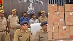 आजमगढ़ में पकड़ी गई एक करोड़ की अवैध शराब, बिहार चुनाव में खपाने की थी तैयारी, दो तस्कर अरेस्ट