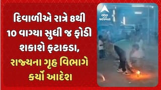 Diwali 2025 : દિવાળીએ રાત્રે 8થી10 વાગ્યા સુધી જ ફોડી શકાશે ફટાકડા, રાજ્યના ગૃહ વિભાગે કર્યો આદેશ