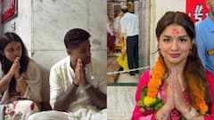 क्रिकेटर सूर्यकुमार यादव संग महाकाल के दर्शन करने पहुंचीं अवनीत, फैंस का दिमाग चकराया