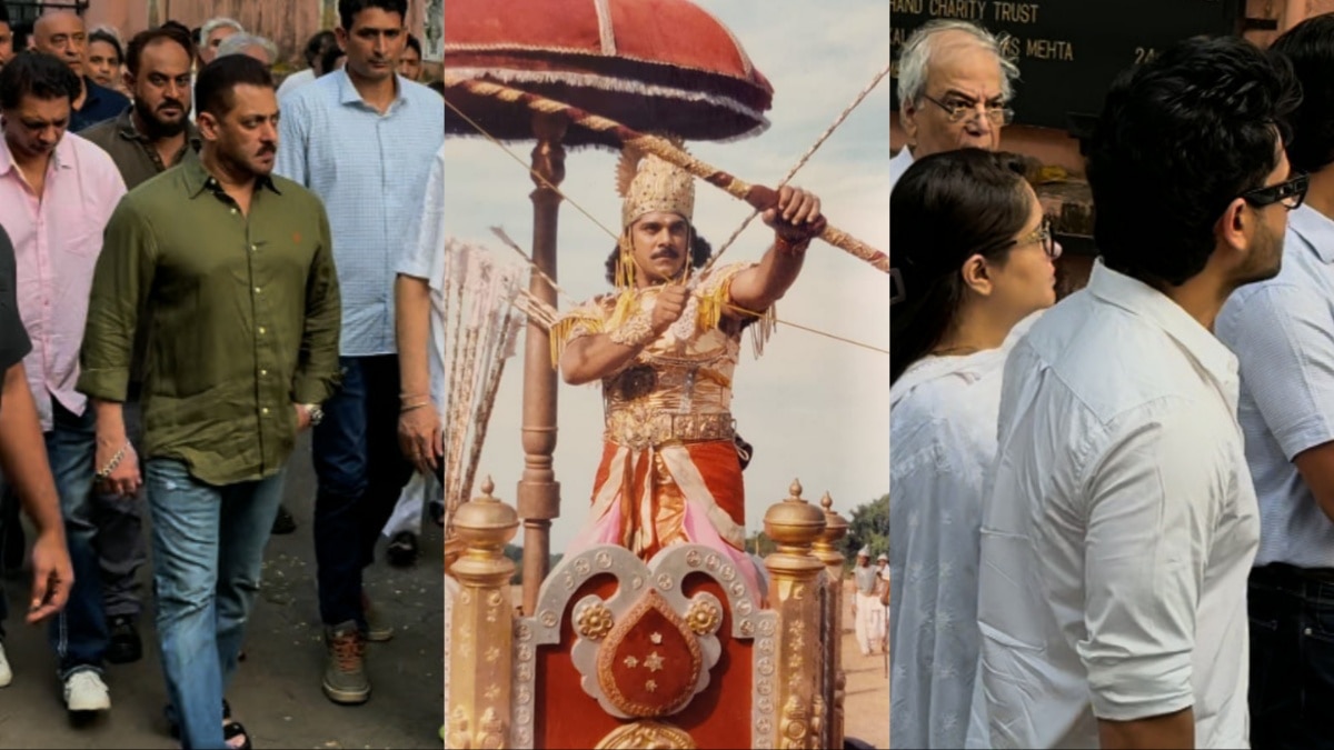 पंकज धीर के अंतिम संस्कार में पहुंचे सलमान खान, चेहरे पर दिखी उदासी, दीपिका-शोएब भी आए नजर