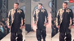 दोस्त के फैशन शो में सलमान खान ने स्वैग के साथ किया रैंप वॉक, ब्लैक शेरवानी में रॉयल लगे 'भाईजान'