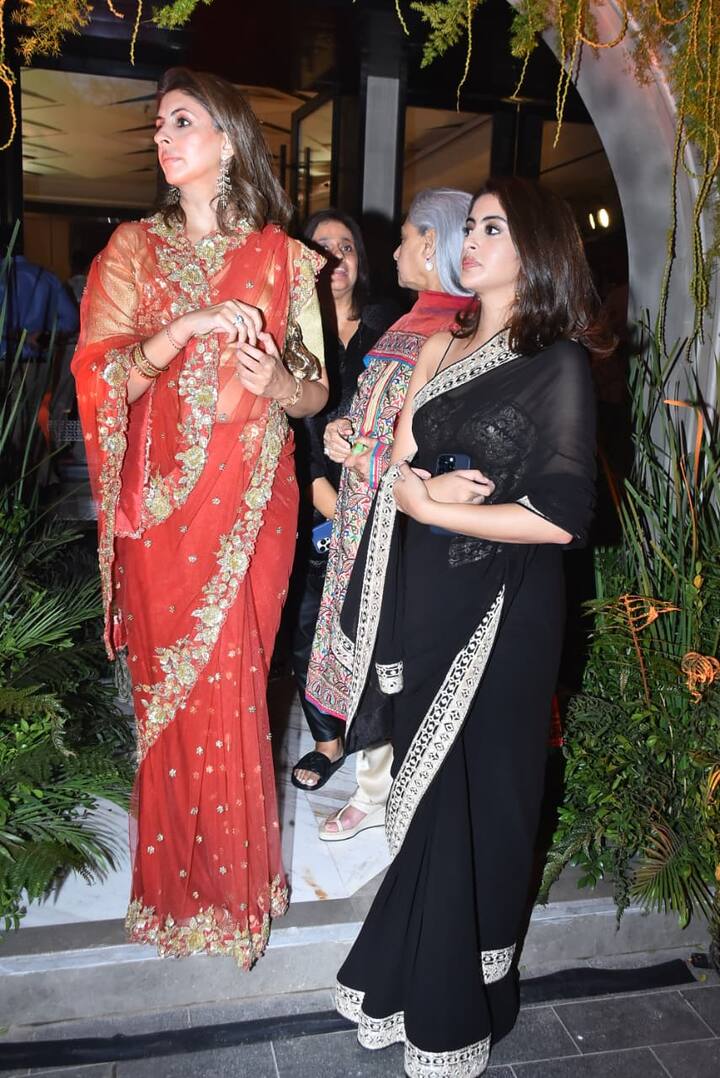 Jaya was accompanied by her daughter Shweta Bachchan and granddaughter Navya Naveli.