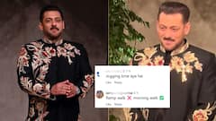 रॅम्प वॉक कुठे..हा तर मोर्निंग वॉक... सल्लू भाईच्या swag वर टाळ्यांचा एकच कडकडाट,  नेटकऱ्यांच्या मजेशीर कमेंट्स