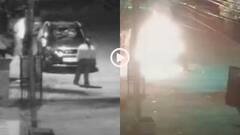 Video: कार से आए लड़का-लड़की, डॉक्टर की कार पर पेट्रोल छिड़क लगा दी आग, राजस्थान का वीडियो वायरल