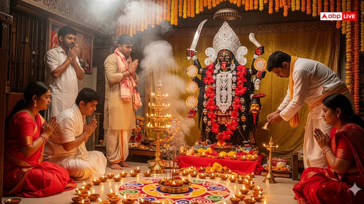 काली पूजा के दिन दीपक और धूप जलाएं. घर की उत्तर-पूर्व दिशा यानी ईशान कोण में दीपक जलाएं. इससे सकारात्मक ऊर्जा बढ़ती है और नकारात्मकता खत्म होती है.